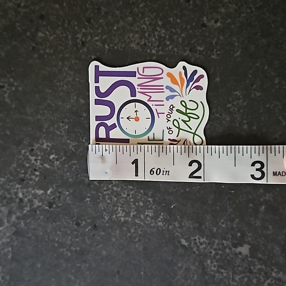 Trust the Timing of Your Life Sticker New - Picture 3 of 4